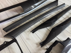 BMW F07 Interior Trims Parts SET Glossy Carbon Fiber LHD