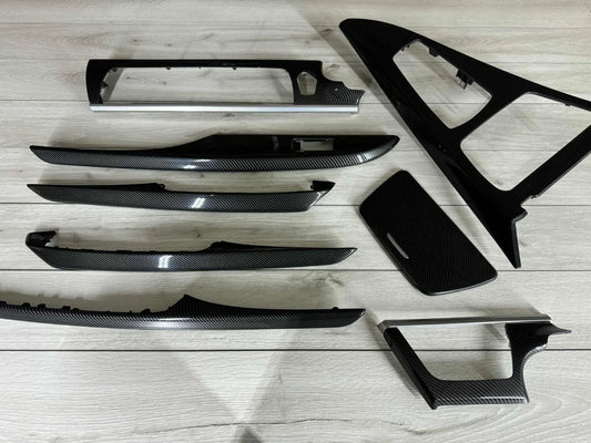 BMW F06 Interior trim parts SET Glossy Carbon FIBER RHD LHD