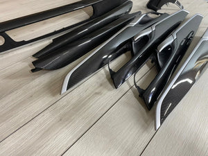 BMW X5 F15 M performance Interior Trim 8PCS CARBON FIBER ALKANTARA EDITION LHD