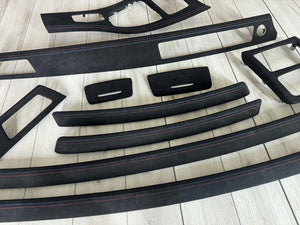 BMW E92 Interior trim parts SET CIC Alcantara Leather M stitch RHD