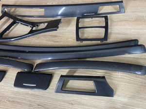 BMW E92 LHD Carbon Fiber Interior Trim Set M Performance CIC