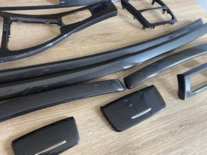 BMW E92 LHD Carbon Fiber Interior Trim Set CIC