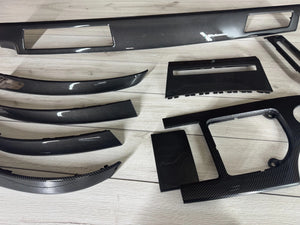 BMW E60 E61 M5 Pre LCI Carbon Fiber Interior Trim Parts Set LHD