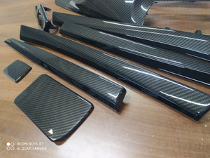 BMW 5 SERIES F10 F11 M PERFORMANCE INTERIOR TRIM 9PCS KIT CARBON FIBER RHD