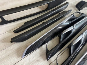 BMW X5 F15 M performance Interior Trim 8PCS CARBON FIBER ALKANTARA EDITION LHD