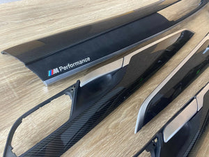 BMW X5 F15 M performance Interior Trim 8PCS CARBON FIBER ALKANTARA EDITION RHD