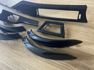 BMW 3 4 SERIES F30 F32 M PERFORMANCE INTERIOR TRIM ALKANTARA CARBON FIBRE RHD