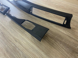 BMW M3 M4 Series F80 F82 M performance Interior Trim CARBON FIBER RHD 3 PCS