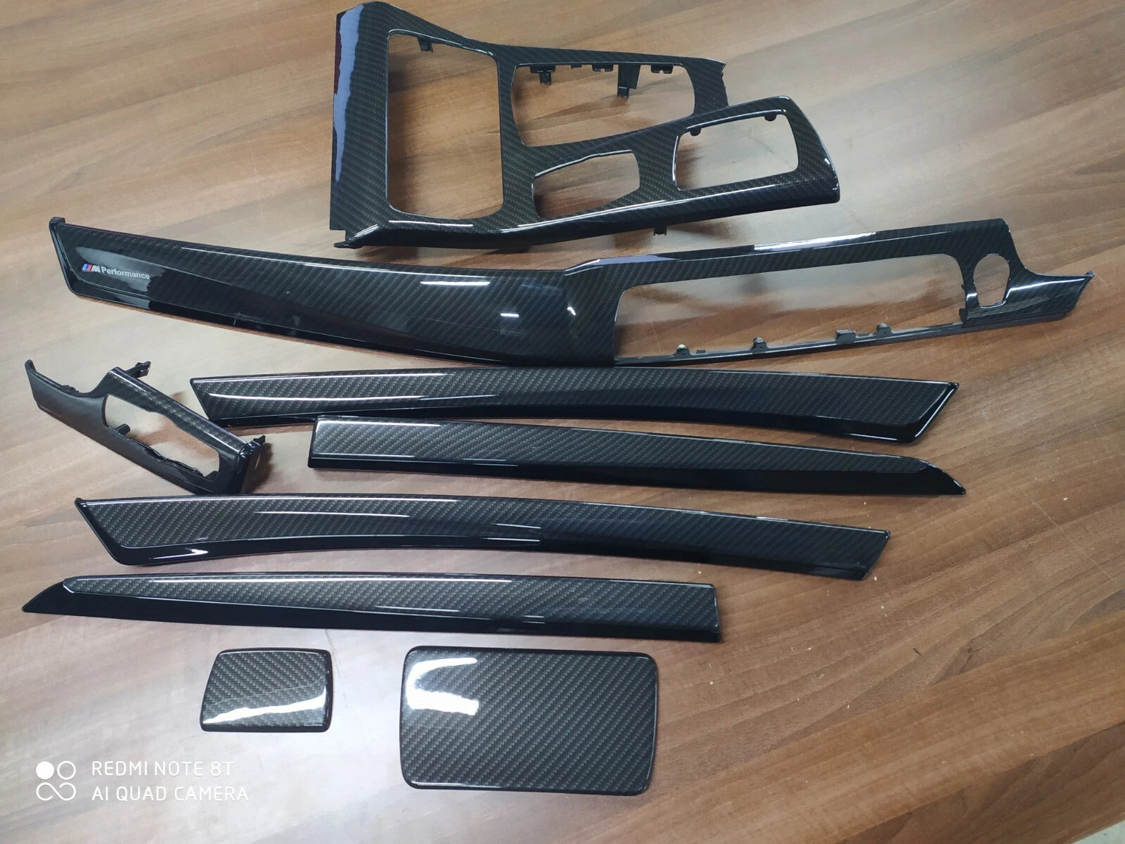 BMW 5 Series F10 F11 M performance Interior Trim 9PCS KIT CARBON FIBER RHD