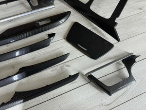 BMW F06 Interior trim parts SET Glossy Carbon FIBER RHD LHD