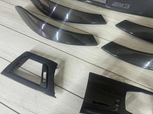 BMW F80 M3 Interior trim parts SET Alcantara + Carbon Fiber LHD